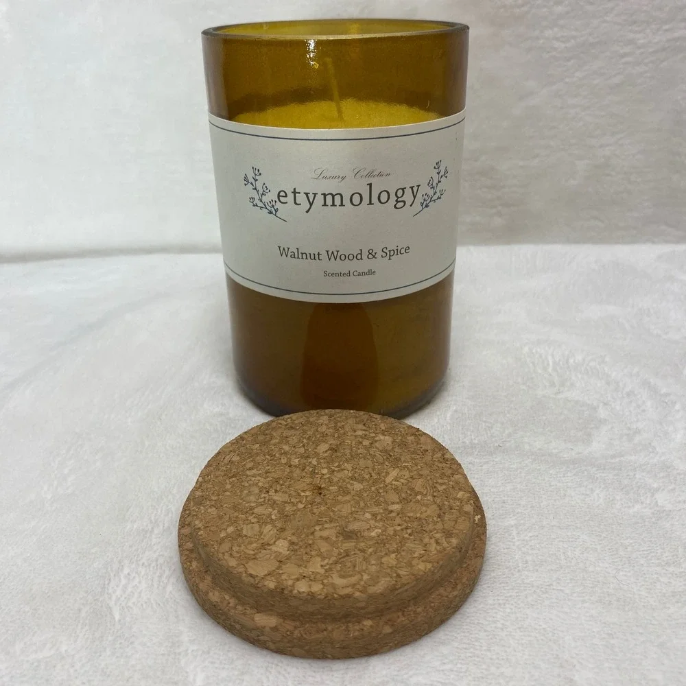 Etymology Scented Candle Walnut Wood Spice‎ Mosaic Bath & Spa New York